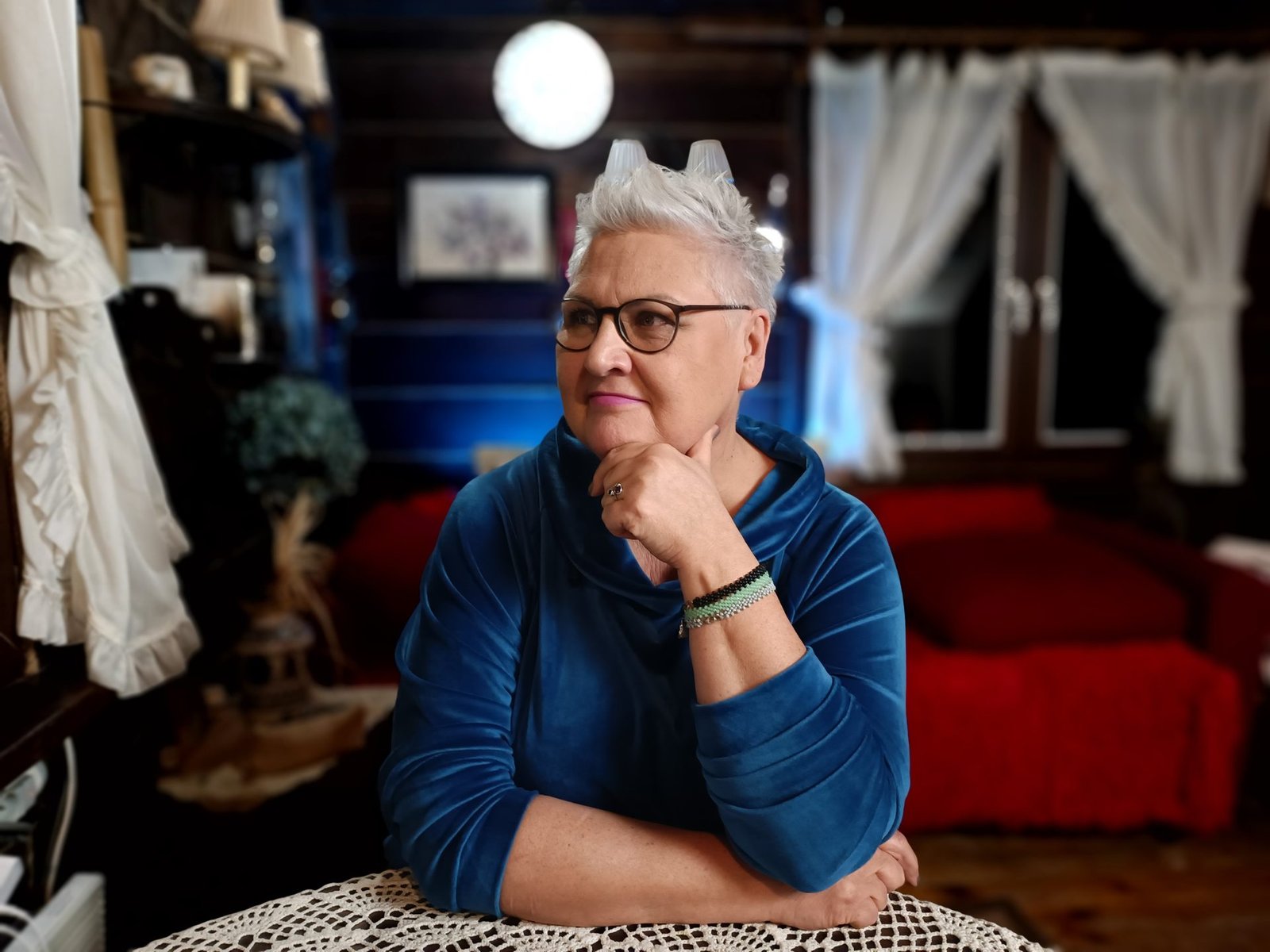 Beata Borucka prywatnie, we wnętrzu