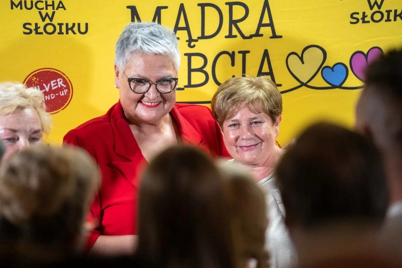 Mądra Babcia z widzami po spektaklu