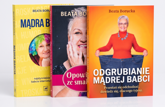 Zestaw 3 książek Mądrej Babci: Mądra Babcia, Opowieści ze smakiem i Odgrubianie